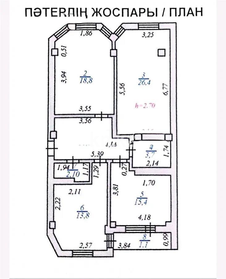 Продажа 3-комнатной квартиры, 94 м², пр. Женис, дом  51/4 в Астане - фото 7