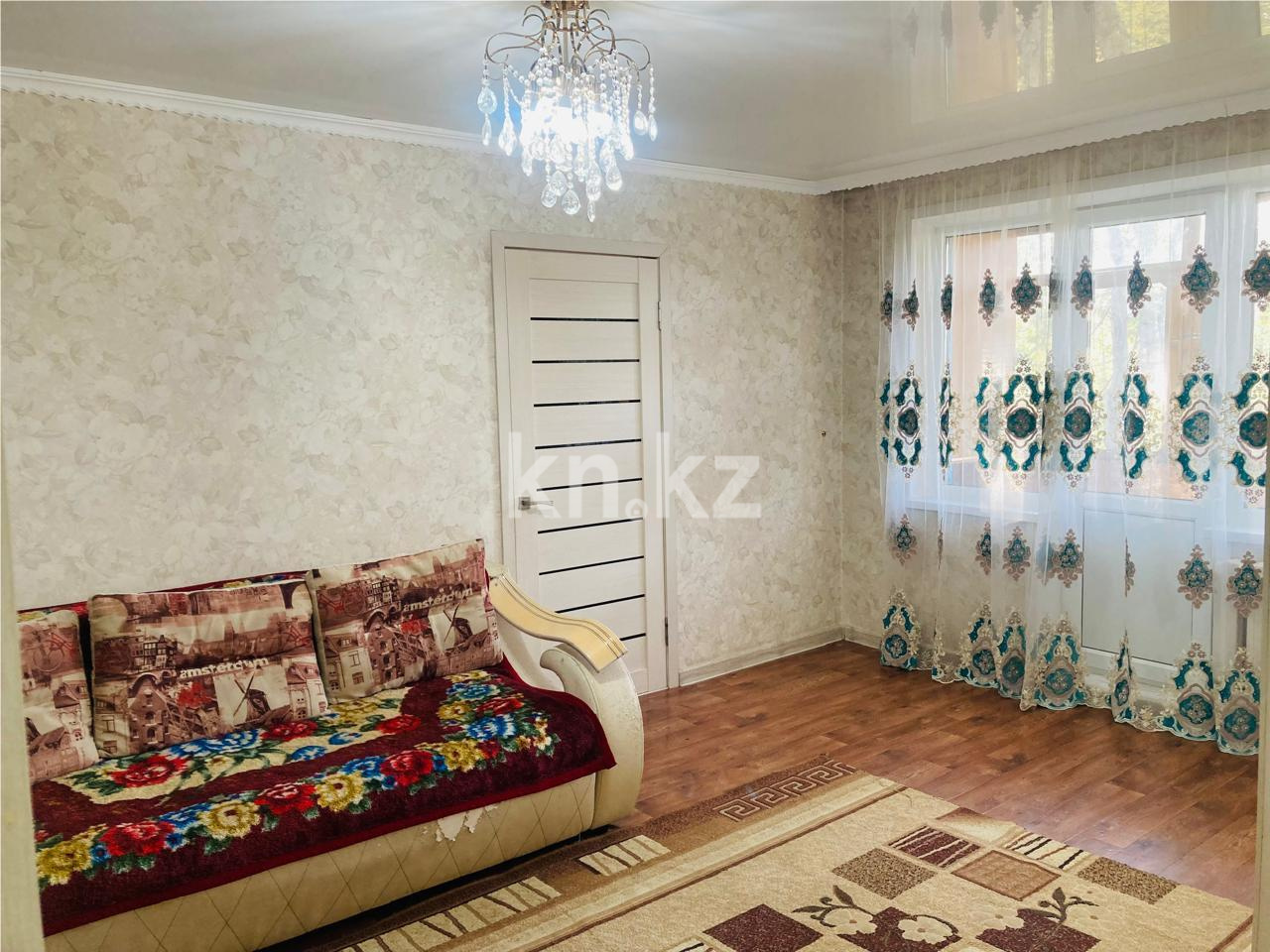 Продажа 2-комнатной квартиры, 46 м², мкр-н 12 - Продажа квартир в Караганде с фото фото 1 из 14