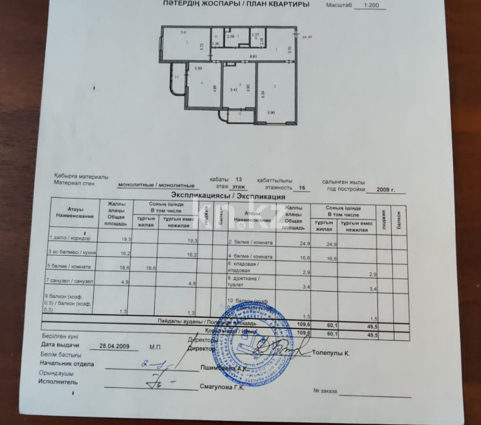 Аренда 3-комнатной квартиры, 110 м², ул. Отырар, дом  2/1 - ул. Республики в Астане - фото 12