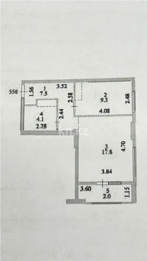 Продажа 1-комнатной квартиры, 40.7 м², ул. Е-429, дом  26 - Продажа квартир в Казахстане фото 3 из 3