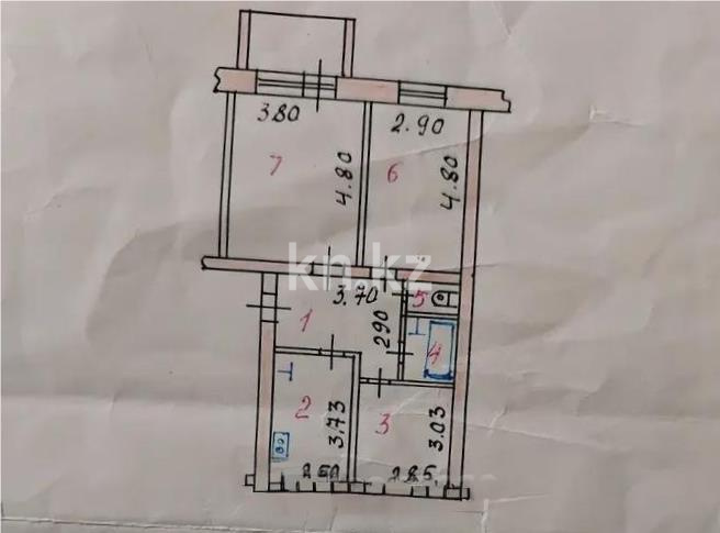 Продажа 3-комнатной квартиры, 63 м² - Продажа трехкомнатных квартир от собственников в Темиртау фото 4 из 4