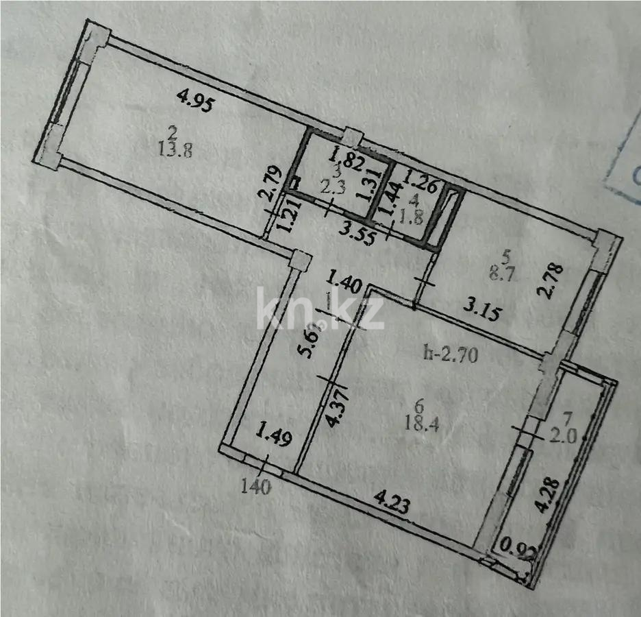 Продажа 2-комнатной квартиры, 58 м² - Продажа квартир в Астане - страница 11 фото 5 из 5