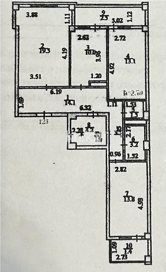 Продажа 3-комнатной квартиры, 83 м² - Продажа квартир от собственников в Астане - страница 19 фото 8 из 8