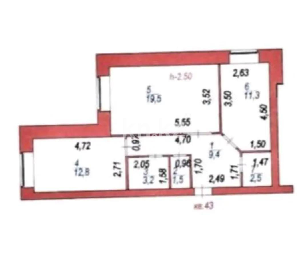 Продажа 2-комнатной квартиры, 60 м² в Астане - фото 6