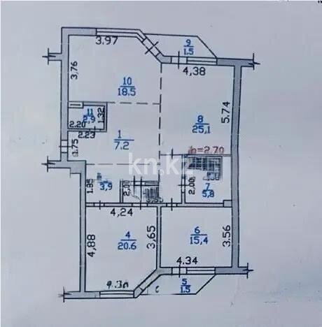 Продажа 3-комнатной квартиры, 110 м² в Алматы - фото 7