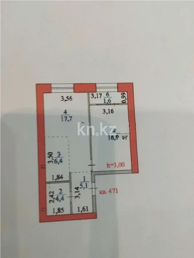 Продажа 2-комнатной квартиры, 52.1 м², ул. Керей, Жанибек хандар, дом  44/2 - Продажа квартир в новостройках Астаны без посредников с фото фото 1 из 1