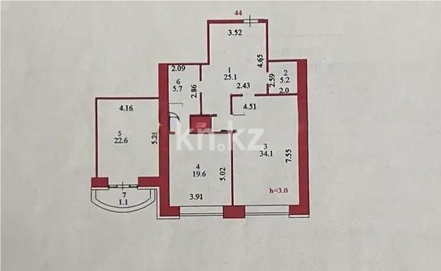 Продажа 3-комнатной квартиры, 114 м² - Продажа квартир в Казахстане - страница 33 фото 6 из 6