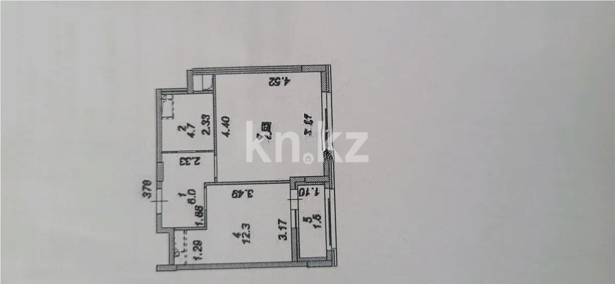 Продажа 1-комнатной квартиры, 42.9 м² в Астане - фото 2