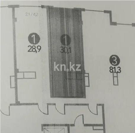 Продажа 1-комнатной квартиры, 30.1 м² в Алматы