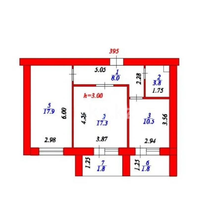 Продажа 2-комнатной квартиры, 61.1 м², ул. Бокейхана, дом  13 стр - Продажа квартир в Астане без посредников фото 1 из 1