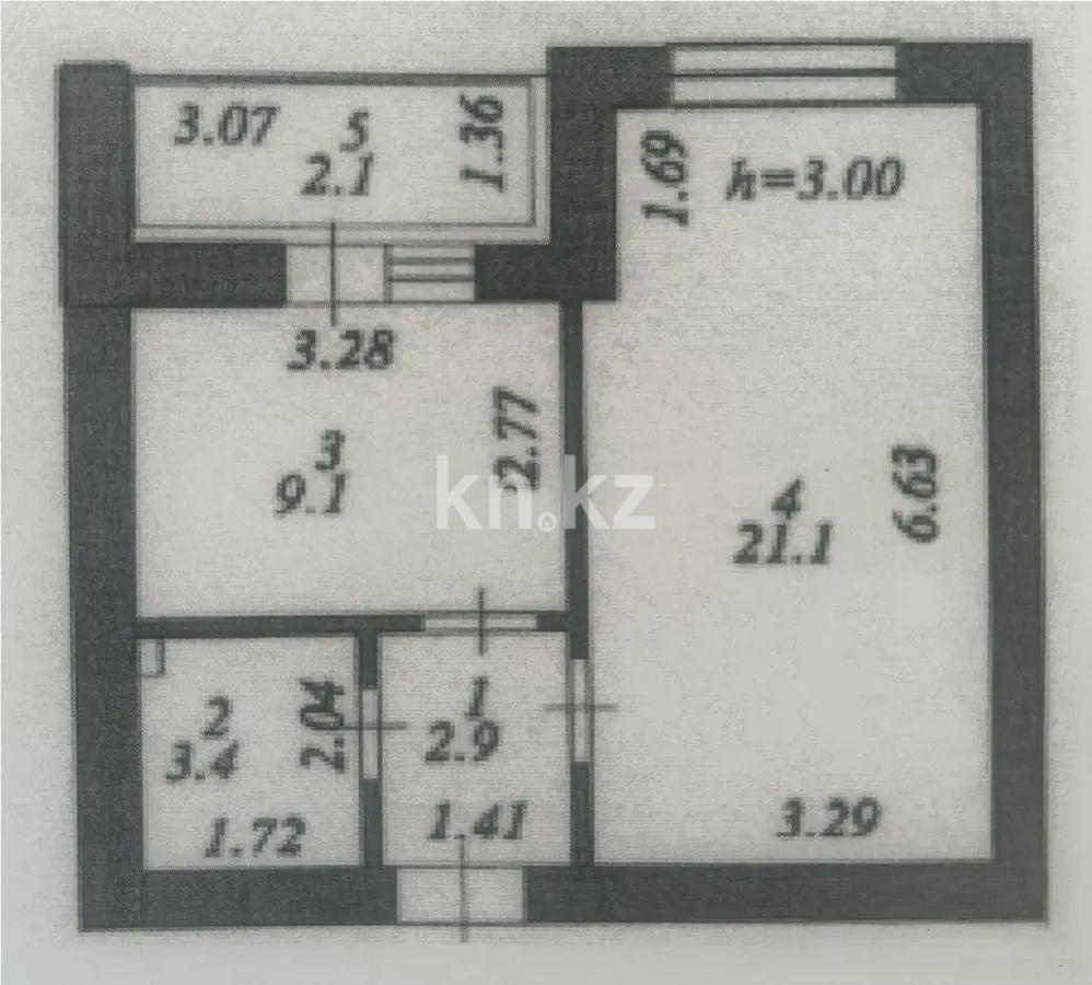 Продажа 1-комнатной квартиры, 39 м² - Продажа однокомнатных квартир в Астане - страница 31 фото 5 из 5