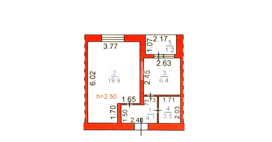 Продажа 1-комнатной квартиры, 35 м² в Караганде - фото 40