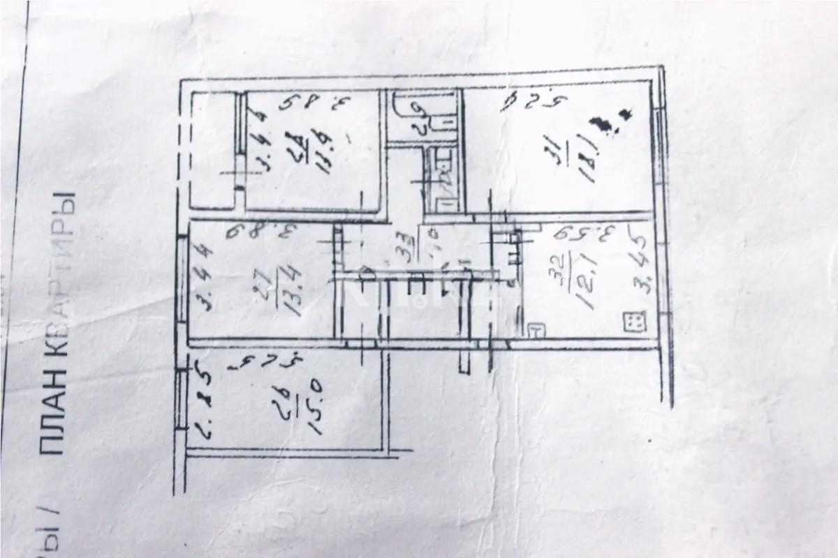 Продажа 4-комнатной квартиры, 100 м², мкр. Жетысу-2, дом  72 - Продажа квартир в Алматы фото 1 из 1