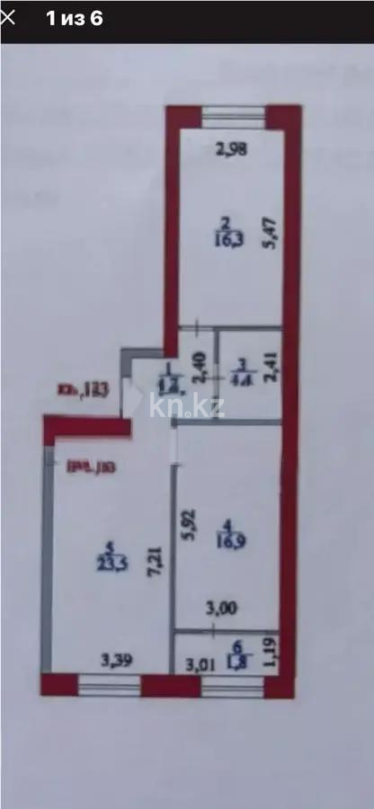 Продажа 2-комнатной квартиры, 68 м², ул. Е-15, дом  13/2 - Продажа  двухкомнатных квартир в новостройках Астаны с фото фото 1 из 1
