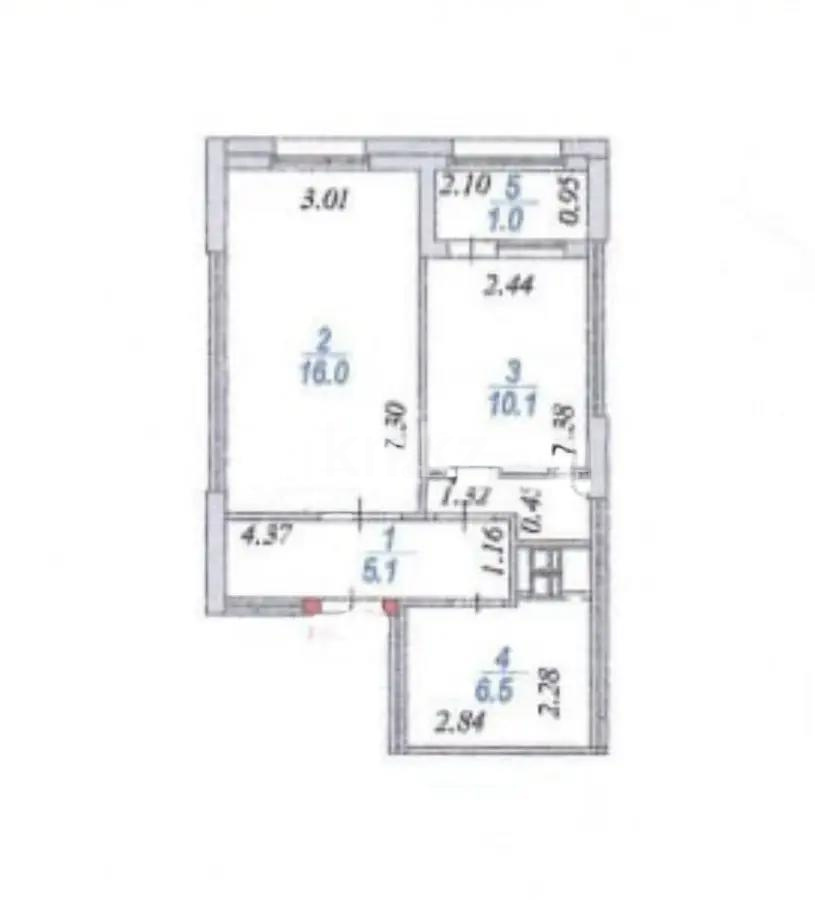 Продажа 1-комнатной квартиры, 39 м² - Продажа недвижимости в Астане - страница 2 фото 4 из 4