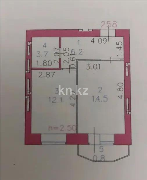 Продажа 1-комнатной квартиры, 37 м² - Продажа однокомнатных квартир в Астане - страница 24 фото 3 из 3