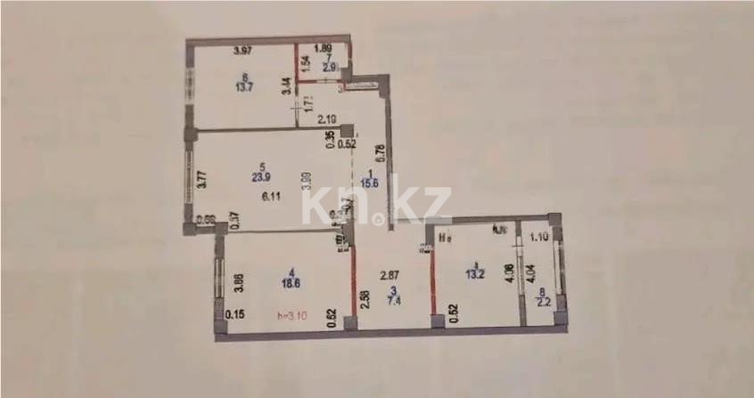 Продажа 3-комнатной квартиры, 97.5 м² - Недвижимость в Астане - страница 3 фото 6 из 6