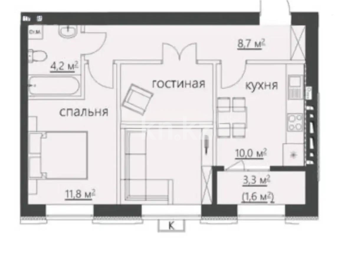 Продажа 2-комнатной квартиры, 54 м² - Продажа двухкомнатных квартир от собственников в Караганде - страница 11 фото 1 из 1