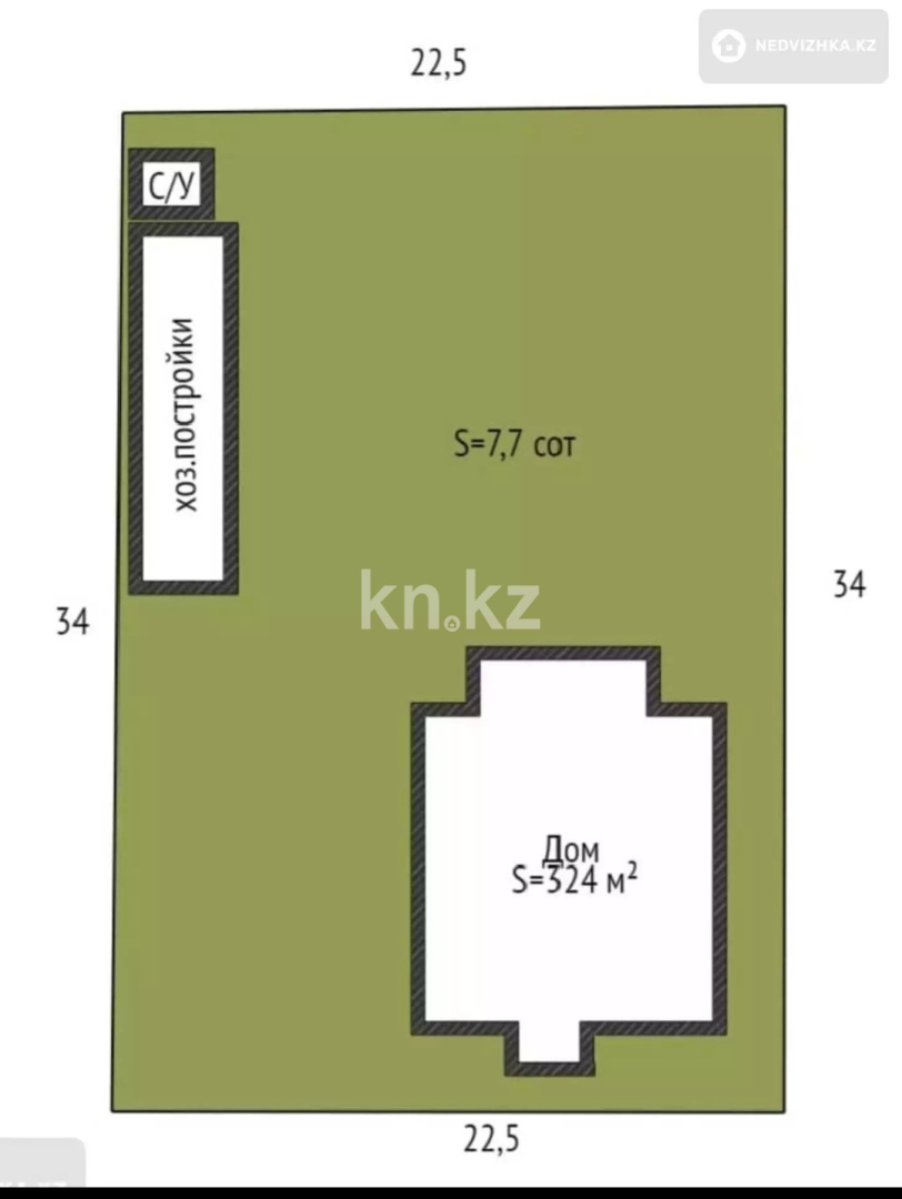 Продажа 6-комнатного дома, 324 м², ул. Маргулан, дом  34 - Продажа домов, коттеджей в Казахстане фото 4 из 7