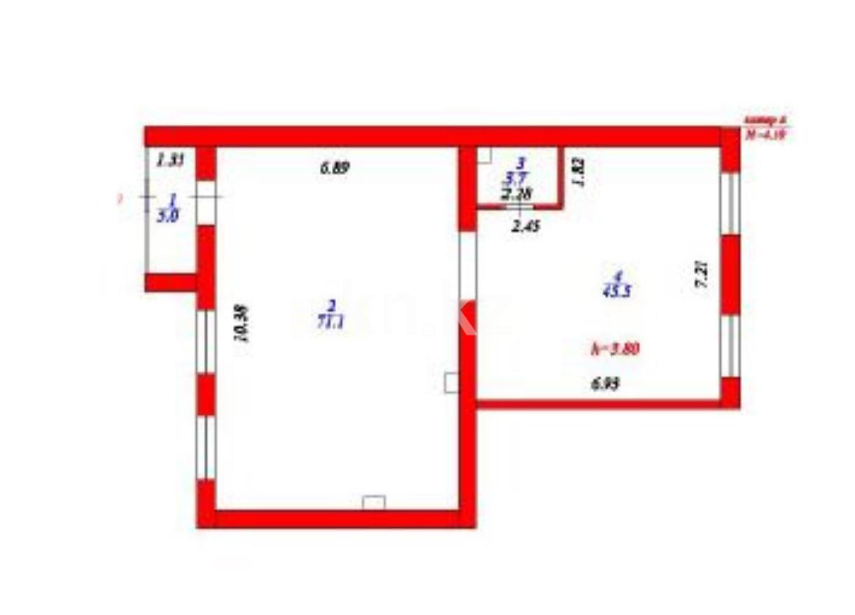 Продажа , 126 м², Алихана Бокейхана, дом  11 - Продажа офисных и торговых помещений в Астане фото 2 из 2