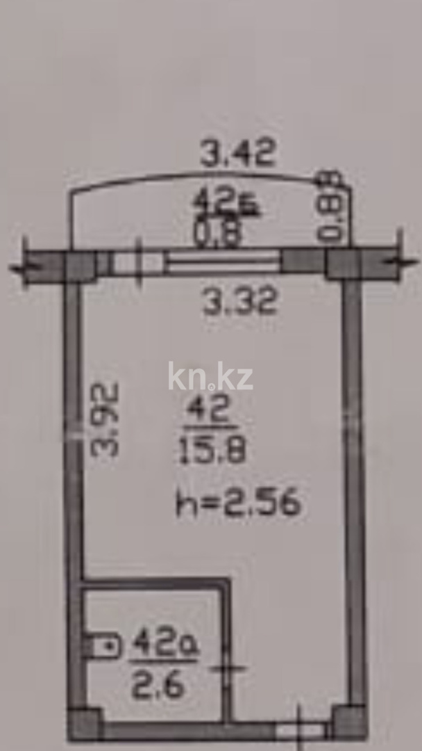 Аренда 1-комнатной квартиры, 21 м², ул. Торайгырова - Аренда квартир помесячно в Алматы фото 20 из 20