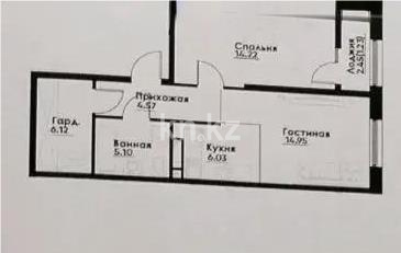 Продажа 2-комнатной квартиры, 52.22 м² - Продажа квартир от собственников в Алматы - страница 21 фото 1 из 1