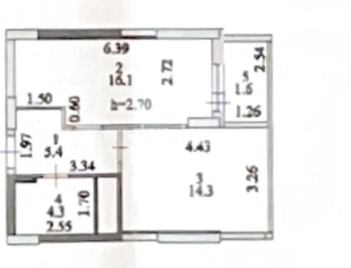 Продажа 1-комнатной квартиры, 41.7 м² в Астане - фото 4