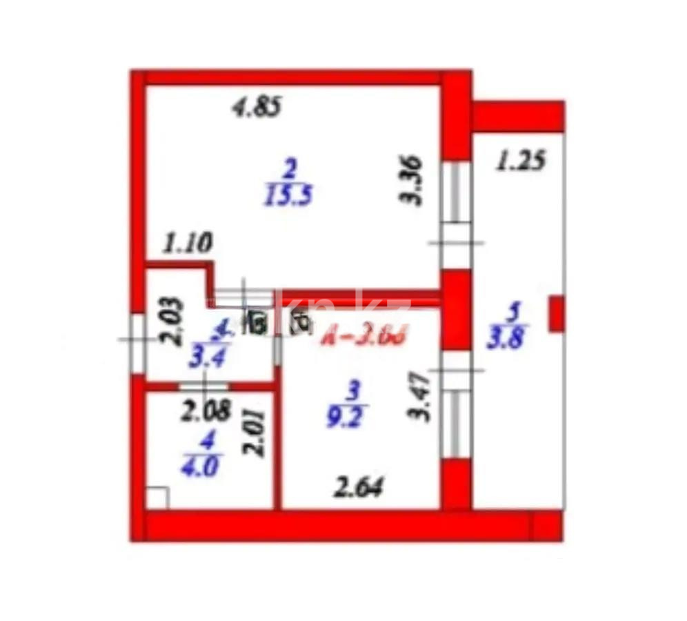 Продажа 1-комнатной квартиры, 36 м², ул. Бокейхана, дом  13 стр в Астане