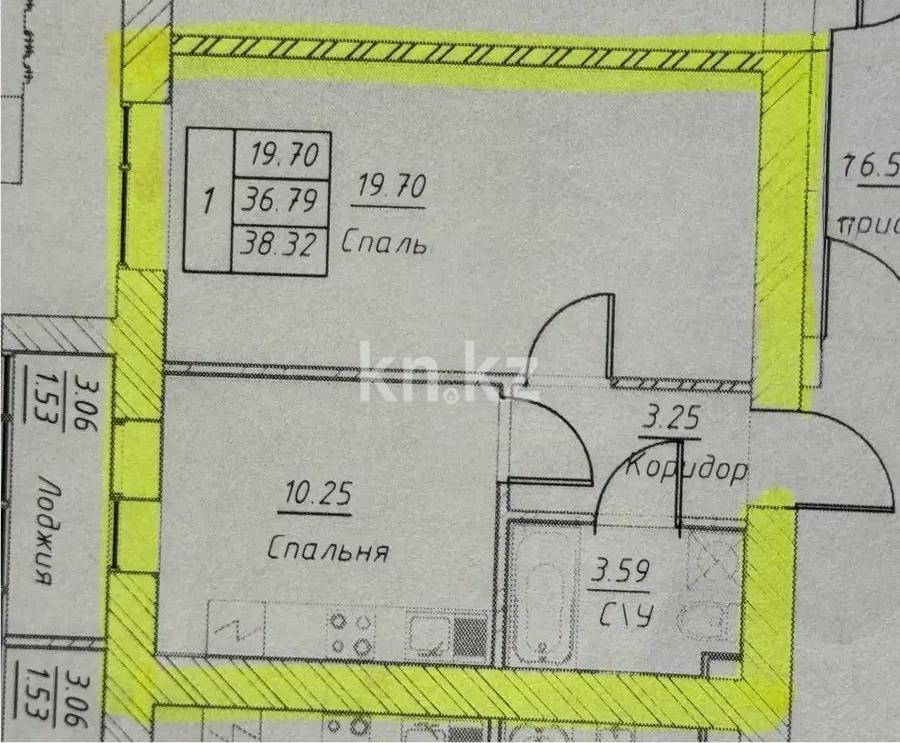 Продажа 2-комнатной квартиры, 40 м² - Продажа квартир в кирпичном доме в Астане фото 5 из 5