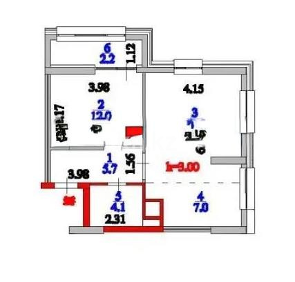 Продажа 2-комнатной квартиры, 50.6 м² - Недвижимость в Казахстане - страница 25 фото 5 из 5