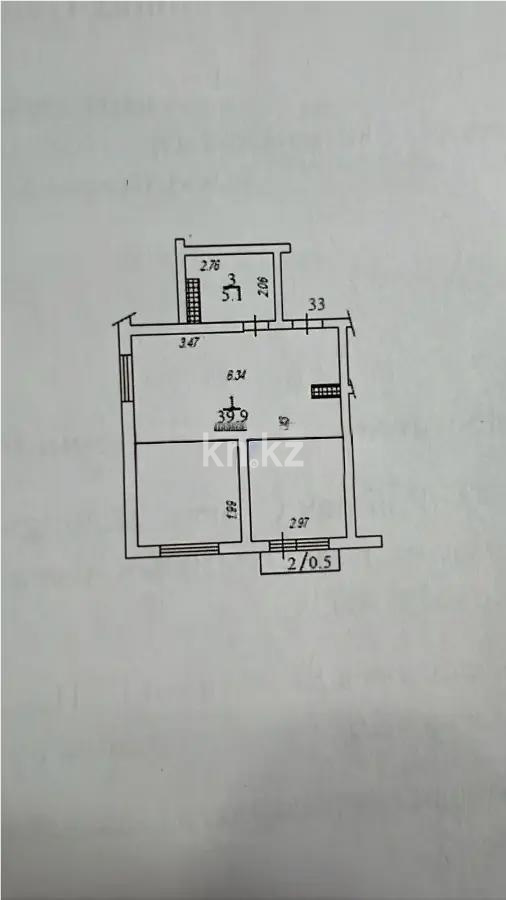 Продажа 2-комнатной квартиры, 45.7 м², мкр-н Нуркент, дом  6/2 стр в Алматы - фото 2