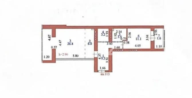 Продажа 2-комнатной квартиры, 61.5 м² в Астане - фото 6