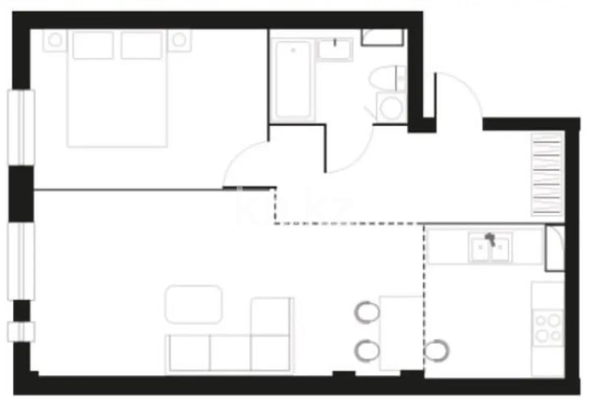 Продажа 2-комнатной квартиры, 62 м², ул. Черепанова, дом  26/1 - Продажа  двухкомнатных квартир в Алматы без посредников фото 1 из 1