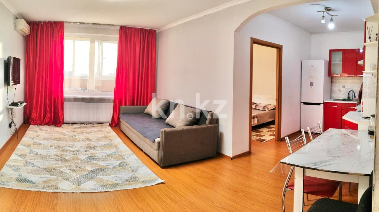 Аренда 2-комнатной квартиры посуточно, 54 м², ул. Брусиловского, дом  159 - ул. Кулымбетова - Аренда  двухкомнатных квартир посуточно в Алматы без посредников фото 1 из 5