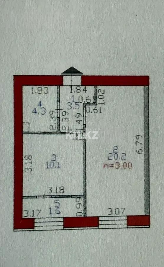 Продажа 2-комнатной квартиры, 40 м², ул. Жошы хана, дом  14/1 в Астане - фото 6