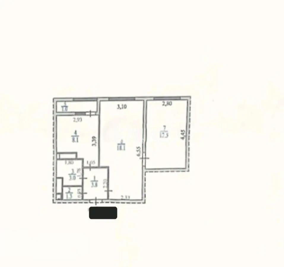 Продажа 2-комнатной квартиры, 47 м² - Продажа двухкомнатных квартир от собственников в Алматы - страница 3 фото 6 из 6