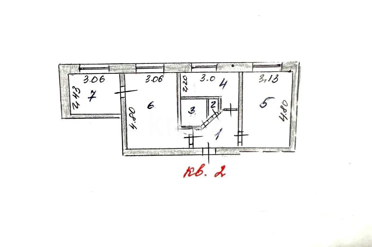 Продажа 3-комнатной квартиры, 52.5 м², ул. Маяковского, дом  5 в Астане - фото 3