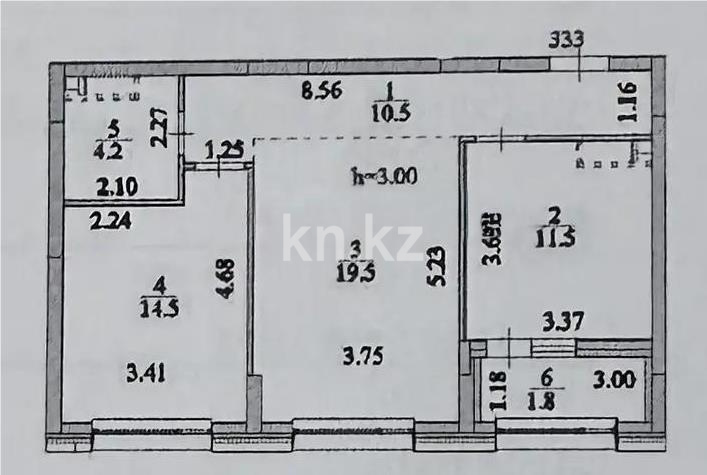 Продажа 2-комнатной квартиры, 62 м², ул. Райымбек батыра, дом  2 стр в Астане