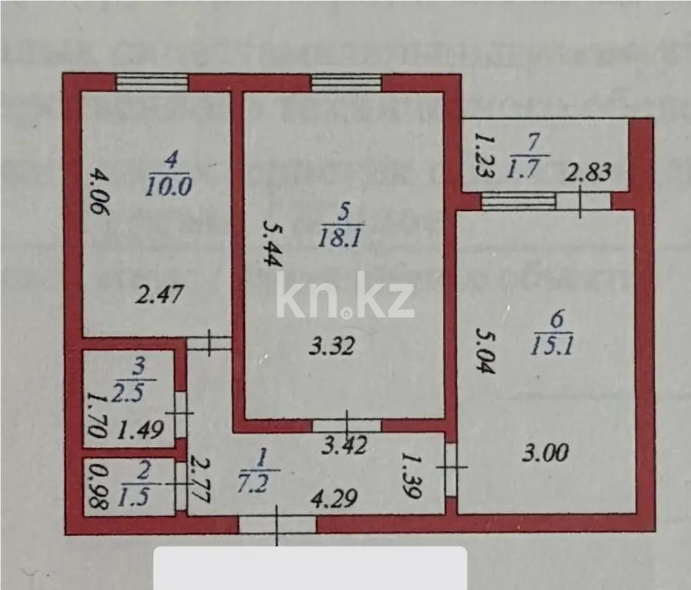 Продажа 2-комнатной квартиры, 57 м² - Продажа двухкомнатных квартир в Астане - страница 127 фото 1 из 4