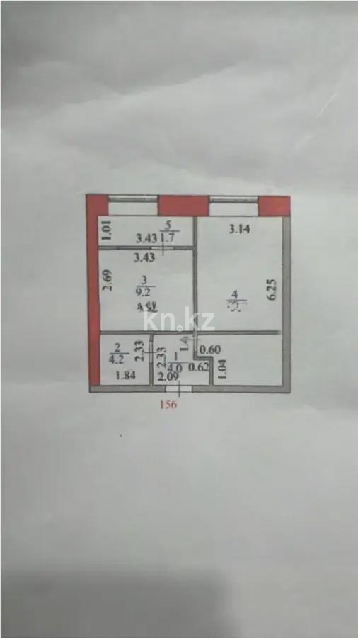 Продажа 1-комнатной квартиры, 38 м², ул. Нажимеденова, дом  28/1 - Продажа квартир в Астане без посредников фото 1 из 1