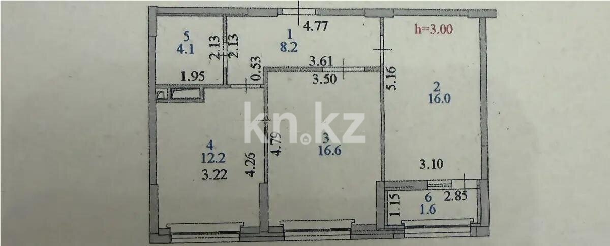 Продажа 2-комнатной квартиры, 58.7 м² в Астане - фото 6