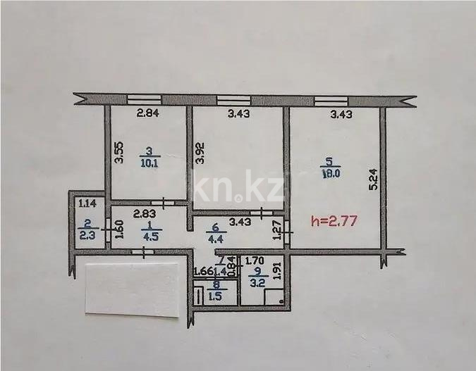 Продажа 2-комнатной квартиры, 60 м² в Алматы - фото 6