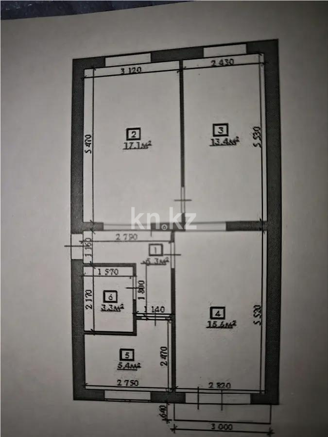 Продажа 3-комнатной квартиры, 60 м², ул. Жекибаева, дом  146 в Караганде - фото 8