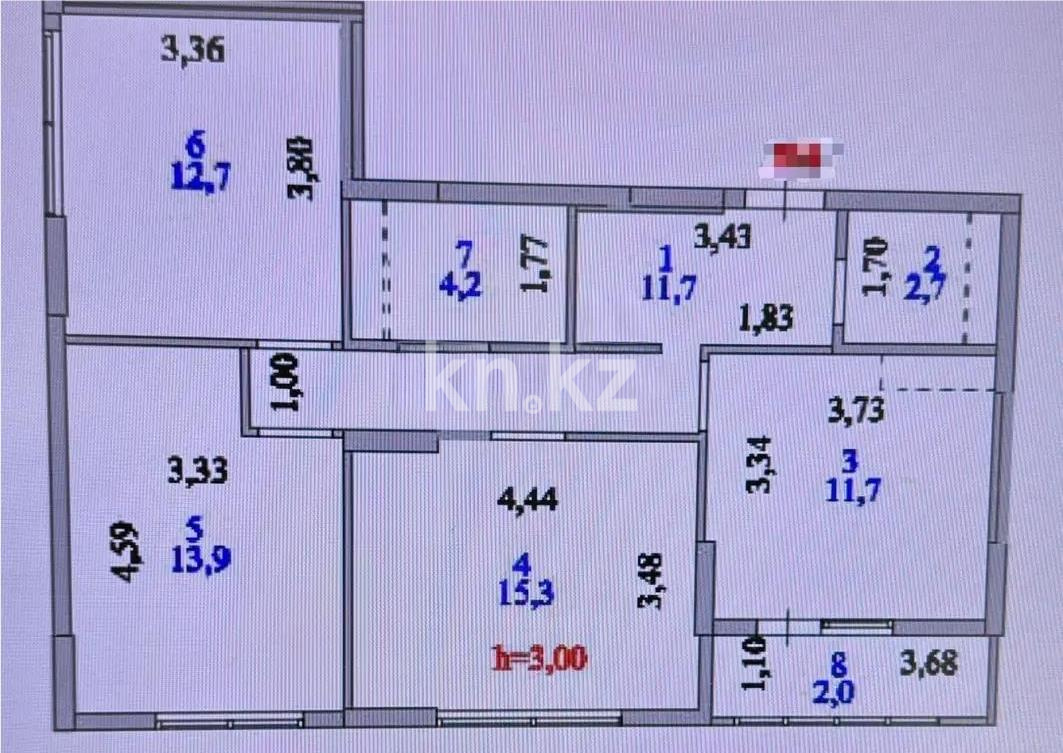 Продажа 3-комнатной квартиры, 74.2 м² - Продажа трехкомнатных квартир от собственников в Астане - страница 33 фото 1 из 1