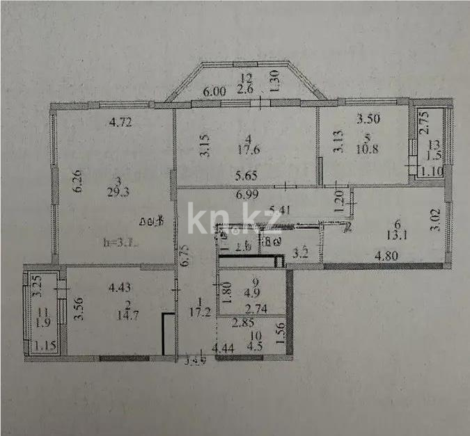 Продажа 4-комнатной квартиры, 123.3 м² - Продажа четырехкомнатных квартир от собственников в Астане - страница 10 фото 1 из 1