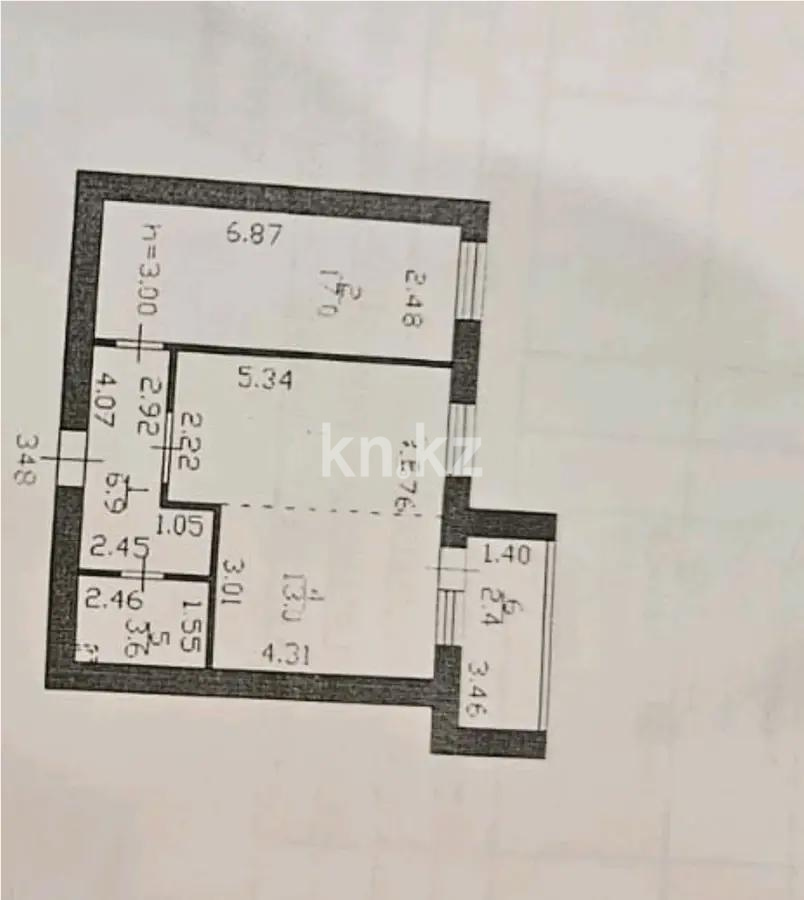 Продажа 2-комнатной квартиры, 57.5 м², ул. Айтматова, дом  62 - Продажа квартир без посредников в Астане фото 1 из 1