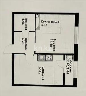 Продажа 2-комнатной квартиры, 50 м², ул. Фадеева, дом  38г - Продажа квартир в Алматы фото 1 из 1