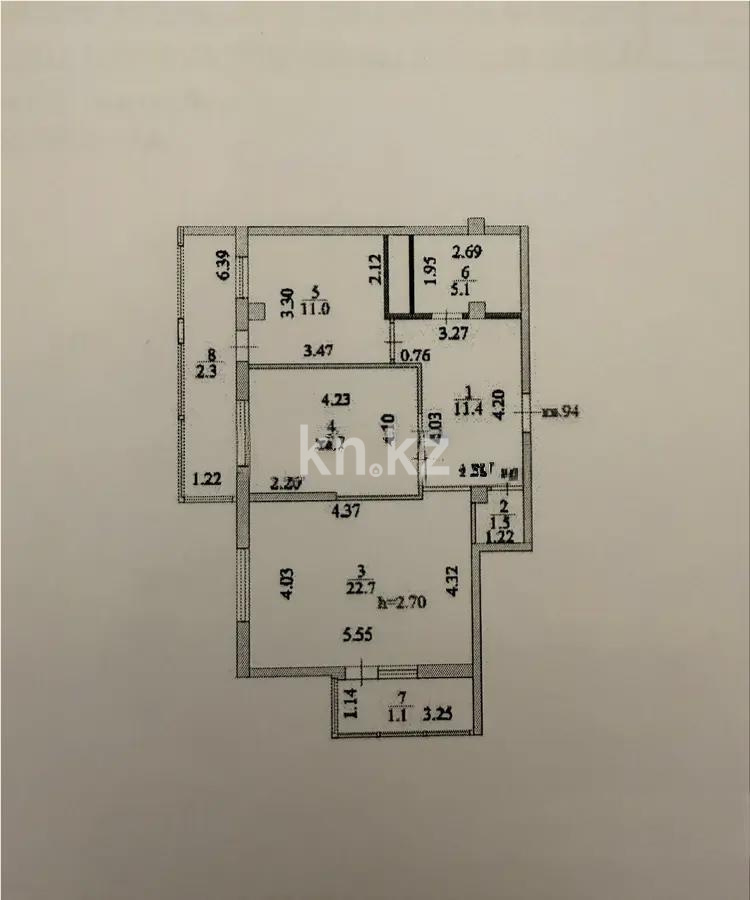 Продажа 2-комнатной квартиры, 68 м² в Астане - фото 5
