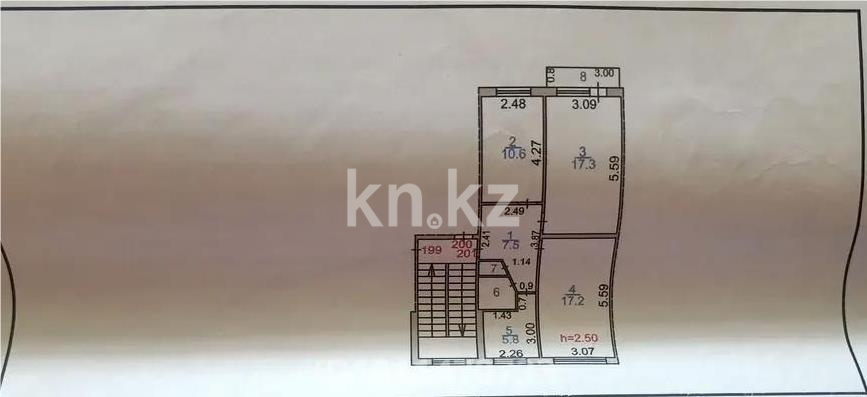 Продажа 3-комнатной квартиры, 61 м² в Караганде - фото 7
