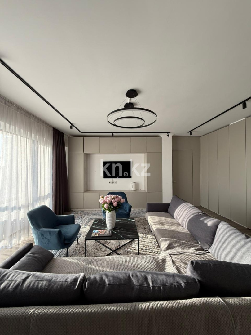 Аренда 2-комнатной квартиры, 80 м², мкр-н Коктем-3, дом  24 - бул. Бухар Жырау - Аренда квартир помесячно в Алматы с фото фото 1 из 15